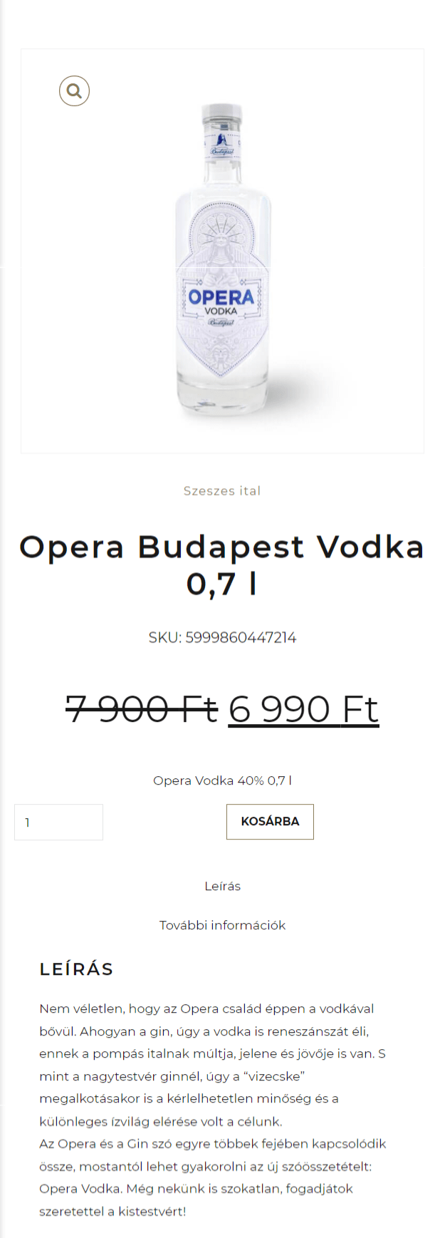 Opera Vodka
